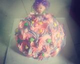A picture of step 9 of Doll Cake.