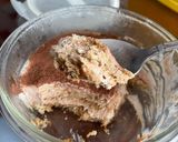 Hình bước làm 5 của món Bánh Tiramisu Matcha phiên bản pha ke nhưng healthy :))