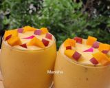 A picture of step 5 of Apple Mango Custard Smoothie(Alphanso Recipe).