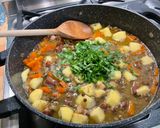 Une image de l'étape 20 de Lentilles vertes au lard, pommes fruits et carottes.