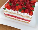 Foto langkah ke 11 dari resep Strawberry Watermelon Cake.