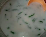 Foto langkah ke 3 dari resep Puding Labu Tiga Lapis (labu, cendol/dawet, pandan).