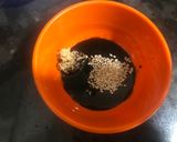 A picture of step 3 of Soya Dip-an asian dip.