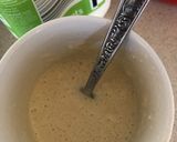 A picture of step 6 of Anti Vampire Cheese Sauce, with Onions and Garlic.