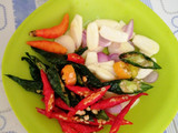 Tumis bunga pepaya