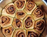 A picture of step 9 of Eggless Cinnamon Rolls.