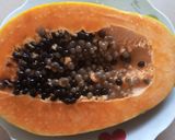A picture of step 1 of Pawpaw Milk Shake/Smoothie.