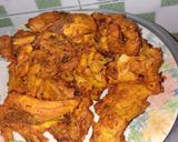 A picture of step 2 of Chicken "BBQ" Biryani.