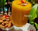 A picture of step 6 of Almonds Mango Milkshake.