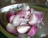 A picture of step 1 of Hyderabadi Masala Chicken.