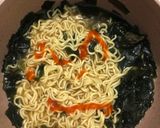 Hình bước làm 1 của món Udon rong biển feat happy face 😅😂🤣 ~