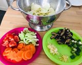 Foto langkah ke 2 dari resep Tumis Ayam dan Sayuran.
