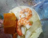 Hình bước làm 1 của món Soup Tôm Bí Đỏ