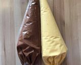 Une image de l'étape 3 de Cake marbré glaçage rocher.