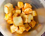 A picture of step 2 of Chilli paneer.