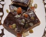 A picture of step 13 of Khoya Chocolate Barfi.