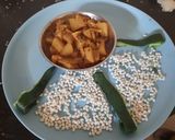 पपईची भाजी (papaya bhaji recipe in marathi) रेसिपी स्टेप 2 फोटो 