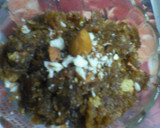 A picture of step 12 of Apple  dates halwa.