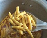 A picture of step 7 of Vanela Gathiya Nu Shaak (Thick handmade Sev Sabji).