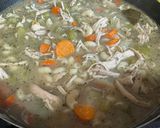 A picture of step 4 of Homemade Chicken Noodle Soup.