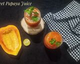 A picture of step 5 of Sweet Papaya Juice.