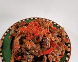 Foto langkah ke 5 dari resep Dendeng Sapi Balado - Beef Slice Sukiyaki.