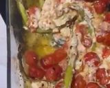 Foto del paso 3 de la receta Pasta con feta, tomates cherry y espárragos verdes al horno