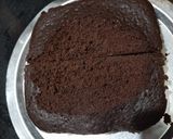 A picture of step 4 of Eggless chocolate cake.