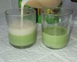 Foto langkah ke 5 dari resep Puding Lapis Jeruk MBG Matcha.