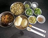 A picture of step 1 of Moong Sprouts Kebabs.