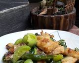 Foto langkah ke 5 dari resep Pari cabe hijau.