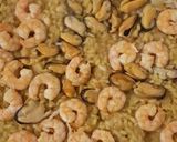 Une image de l'étape 7 de Risotto Coco Curry Moules et Crevettes.