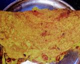 A picture of step 6 of Pesarattu Dosa /Sprouts whole moong dosa.