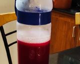 A picture of step 1 of Beetroot punch.