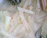 A picture of step 6 of Lontong Sayur (Chayote in coconut soup with rice cake).