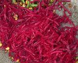 A picture of step 1 of Beetroot Poriyal.