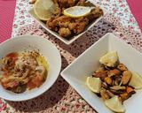 Foto del paso 4 de la receta: ¡Menú de mar para dos! machas+cornalitos+mejillones