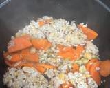 紅蘿蔔+勿仔魚+高纎穀飯+大白菜+奶油白菜+香菇+豆皮食譜步驟2照片