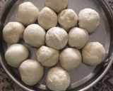 A picture of step 2 of Eggless Parotta.