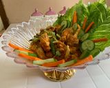 A picture of step 1 of Shinwari chicken karahi.