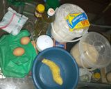 A picture of step 1 of Sweet potato cake.