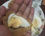 A picture of step 2 of Nargisi Shaami kebabs.