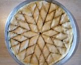 A picture of step 4 of Baklava 😍 😍.