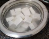 A picture of step 1 of Paneer butter masala.