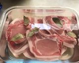 A picture of step 2 of Brined Pork Chops.