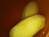 Ñoquis de papa con salsa de pollo