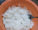 Foto langkah ke 1 dari resep Puding kelapa melon cup.