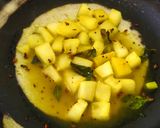 A picture of step 3 of Ash gourd Thoran.