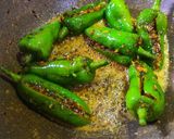 बेसन मसाला स्टफ मिरची (Besan Masala Stuff Mirchi Recipe In Marathi) रेसिपी स्टेप 4 फोटो 