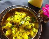 A picture of step 4 of Ash gourd Thoran.